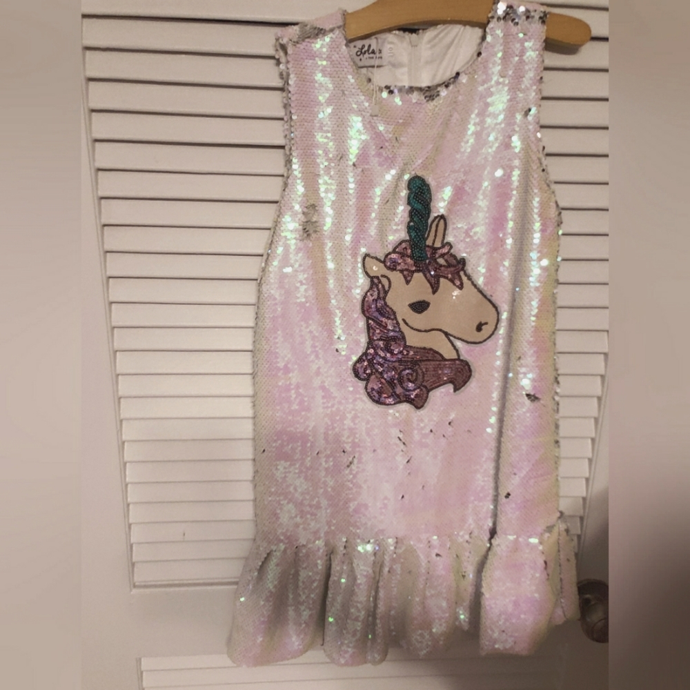 Lola & the Boys iridescent dress size 10